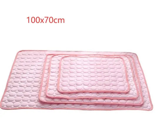 Ice Silk Cooling Pad for Pets – Summer Comfort for Dogs & Cats Pet Essentials-11