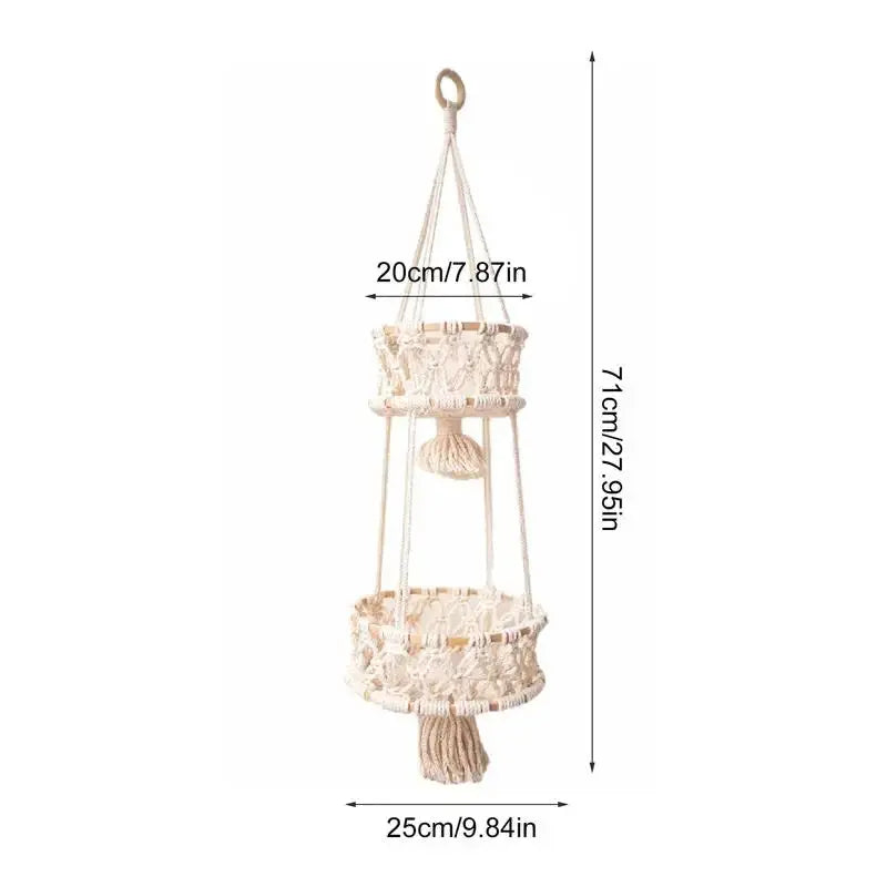 Boho Hanging Plant Basket Shop Mart Local