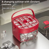 48-Cube Press Ice Tray – Easy Ice Release Tool | ShopMartLocal