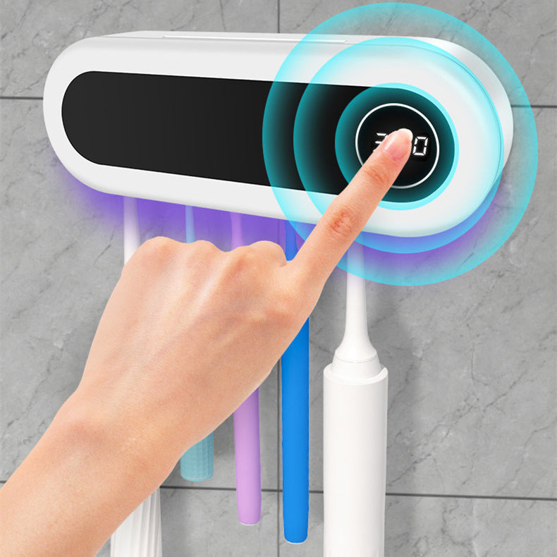 UV Toothbrush Sterilizer & Toothpaste Dispenser