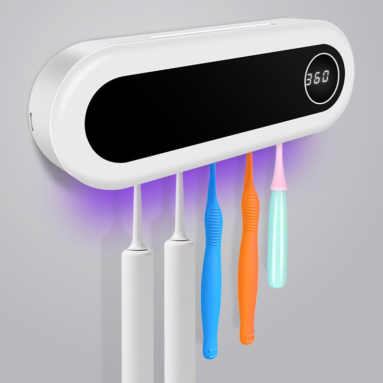 UV Toothbrush Sterilizer & Toothpaste Dispenser