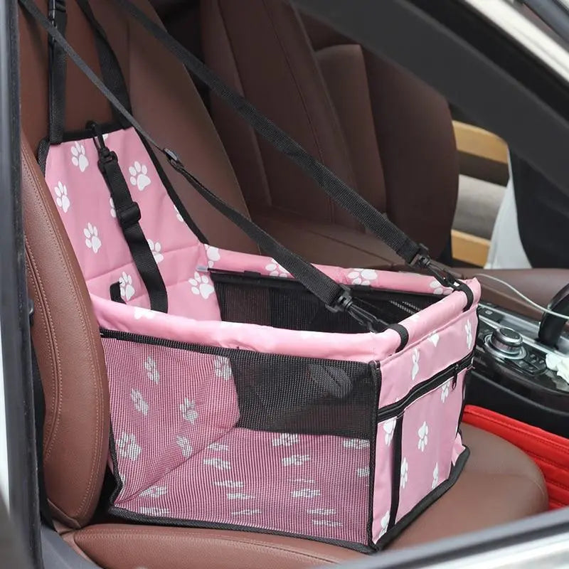 Folding Hammock Pet Car Carrier Seat Bag Pet Essentials-11