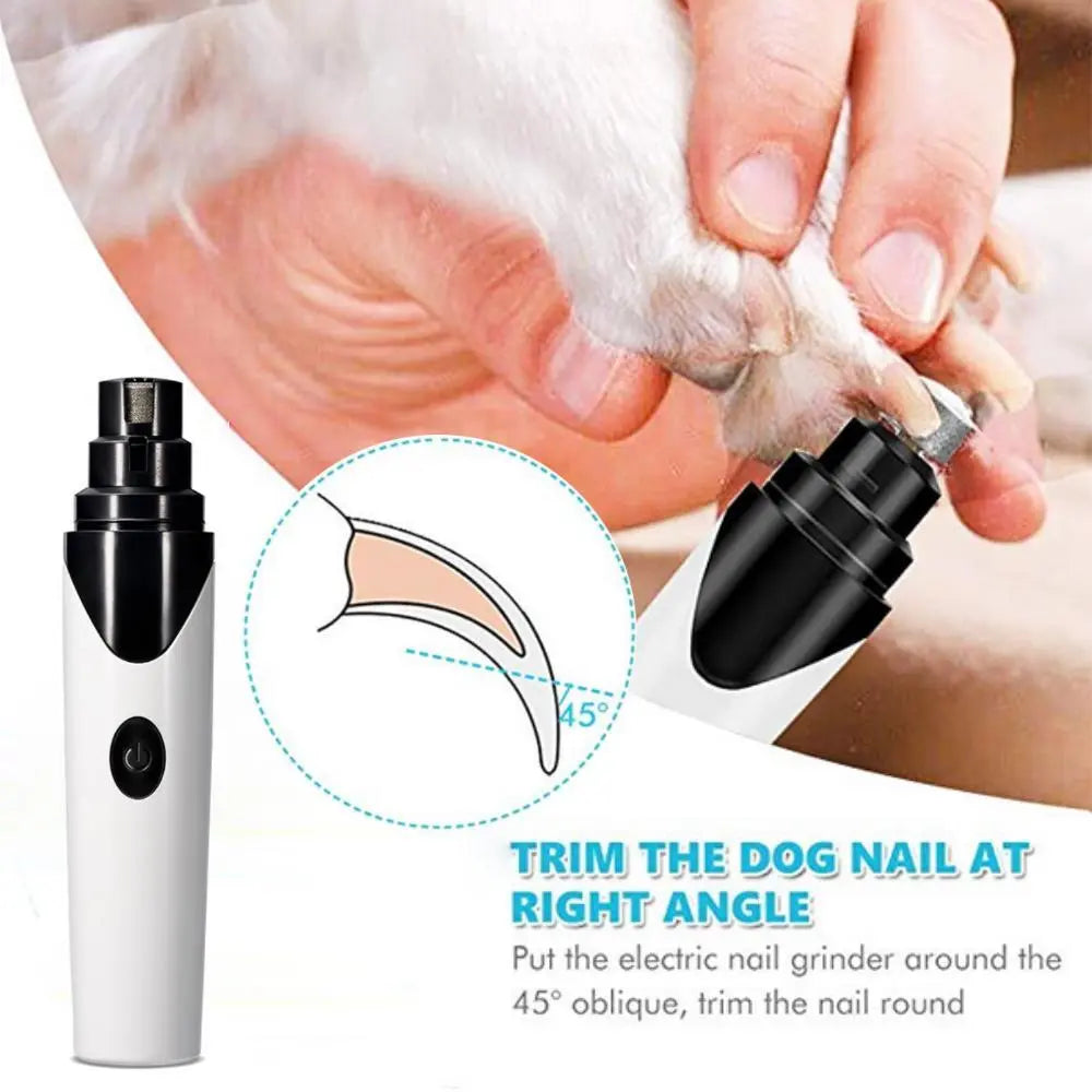 Electric Painless Pet Nail Clipper Pet Essentials-11