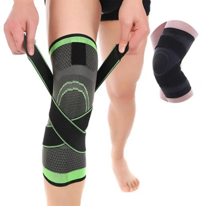 Pressurized Elastic Compression Knee Pads Fitness-7