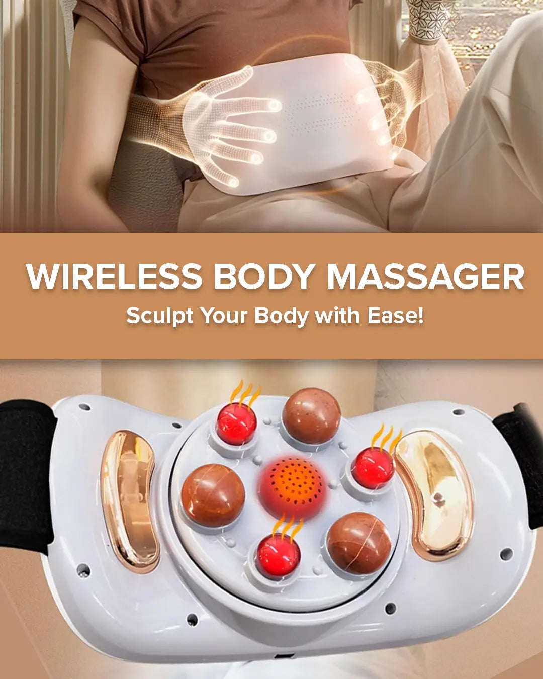 Wireless Body Massager for Slimming & Relaxation – BodySculpt 3D Shop Mart Local