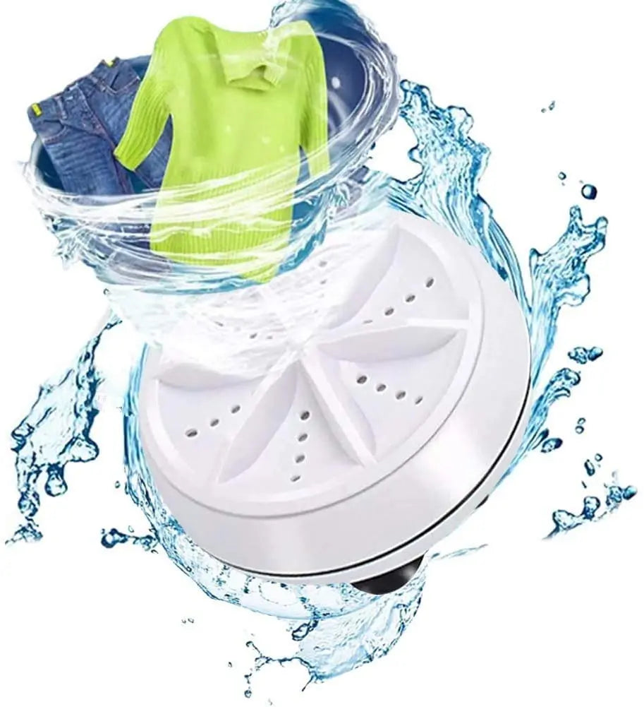 2 in 1 Portable Mini Ultrasonic Washing Machine Home Essentials-6