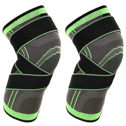 Pressurized Elastic Compression Knee Pads Fitness-7