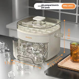 48-Cube Press Ice Tray – Easy Ice Release Tool | ShopMartLocal