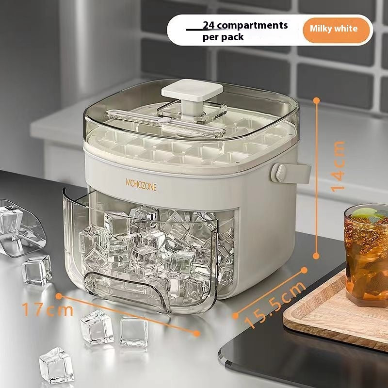 48-Cube Press Ice Tray – Easy Ice Release Tool | ShopMartLocal
