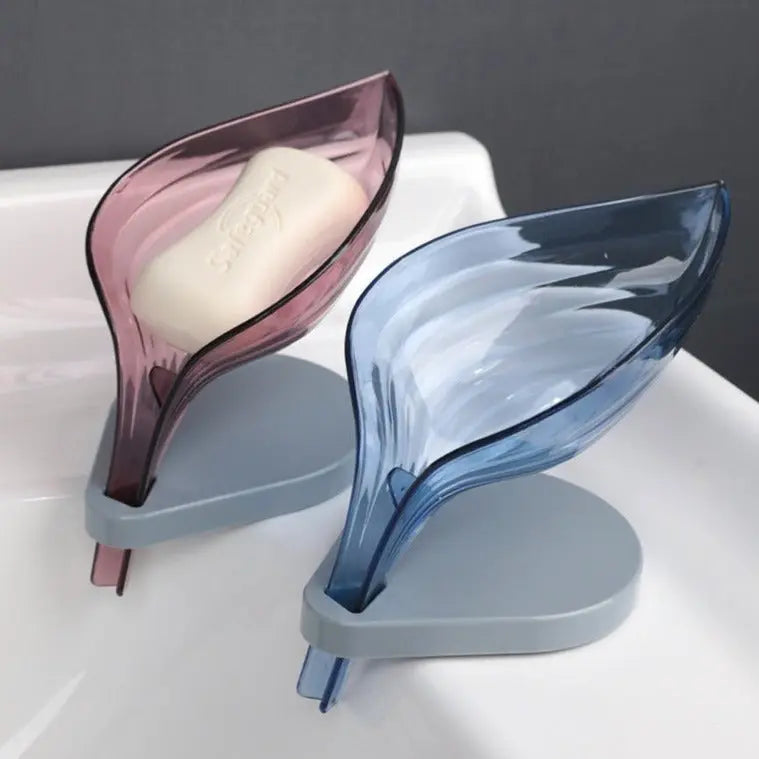 Leaf Shape Bathroom Soap Holder Case Home Essentials-6