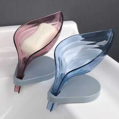 Leaf Shape Bathroom Soap Holder Case Home Essentials-6