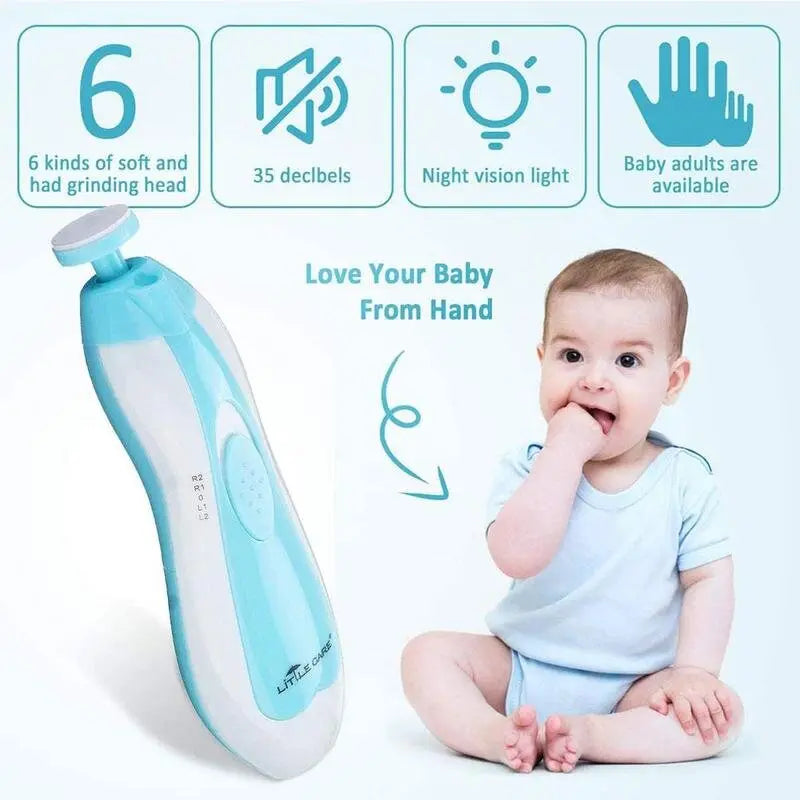Painless Electric Baby Nail Trimmer Baby Essentials-5