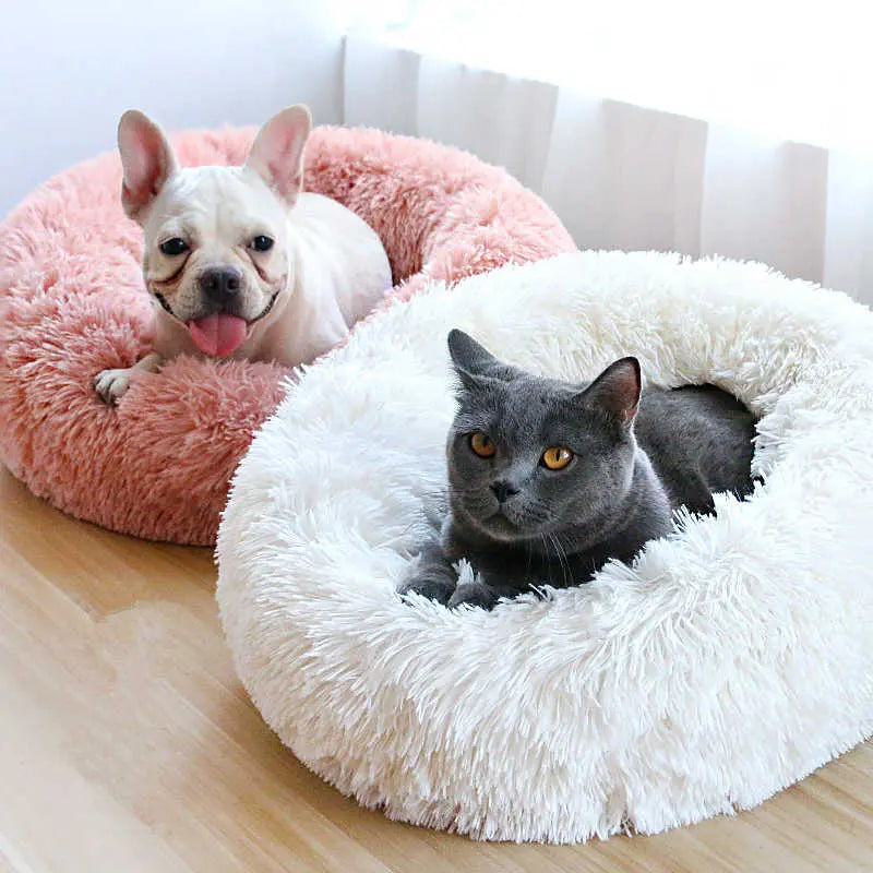 Super Soft Donut Pet Bed Pet Essentials-11