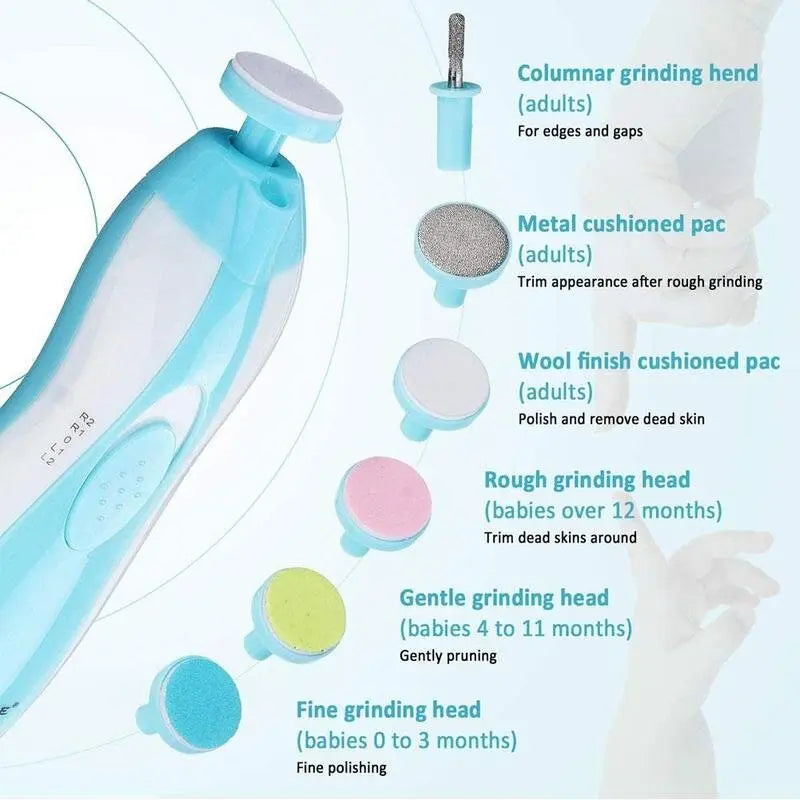 Painless Electric Baby Nail Trimmer Baby Essentials-5