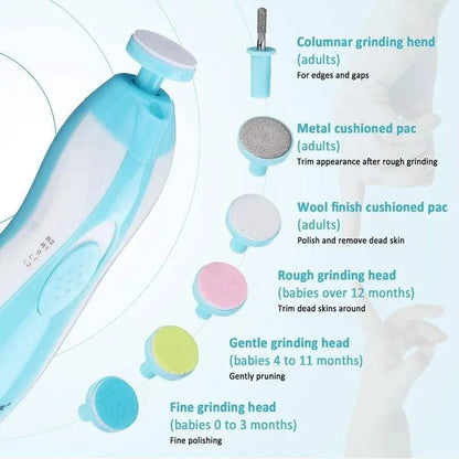 Painless Electric Baby Nail Trimmer Baby Essentials-5