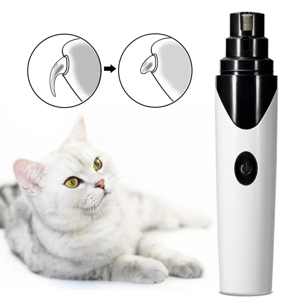 Electric Painless Pet Nail Clipper Pet Essentials-11