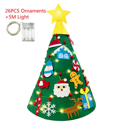 DIY Felt Christmas Tree Set