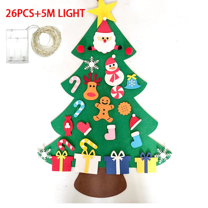 DIY Felt Christmas Tree Set