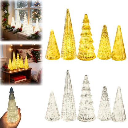 BFF Collection Set of 5 Illuminated Trees