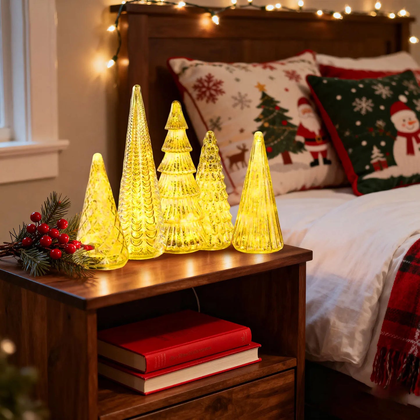 BFF Collection Set of 5 Illuminated Trees