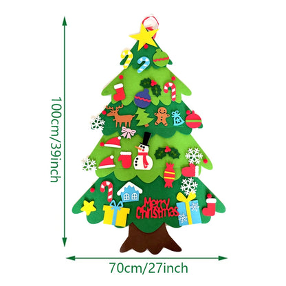 DIY Felt Christmas Tree Set