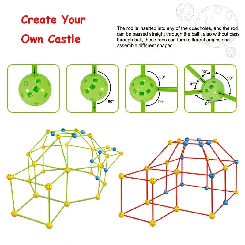 Kid’s Tent Fortress Builder