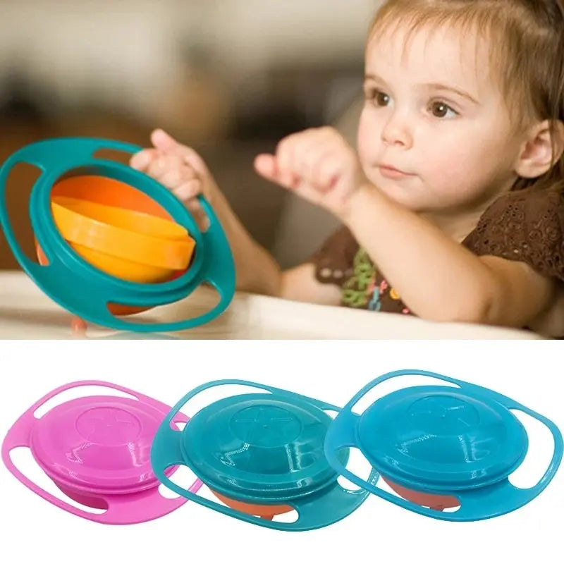 360 Degrees Rotatable Gyro Bowl Baby Essentials-5