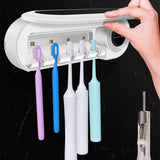 UV Toothbrush Sterilizer & Toothpaste Dispenser