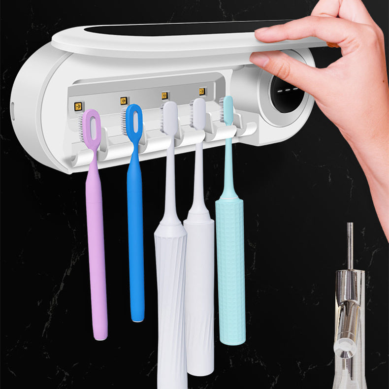 UV Toothbrush Sterilizer & Toothpaste Dispenser