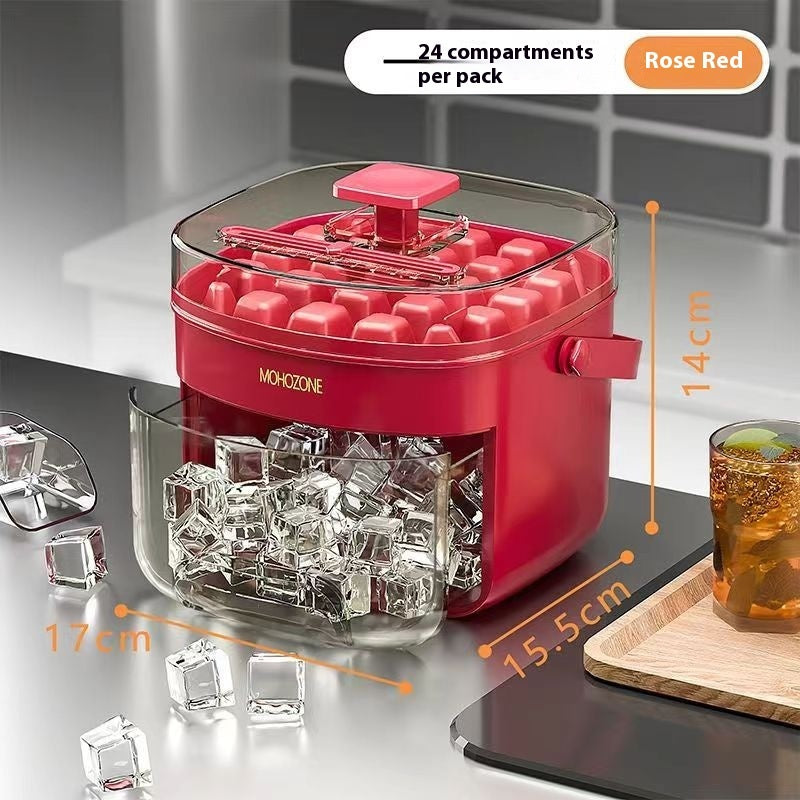 48-Cube Press Ice Tray – Easy Ice Release Tool | ShopMartLocal