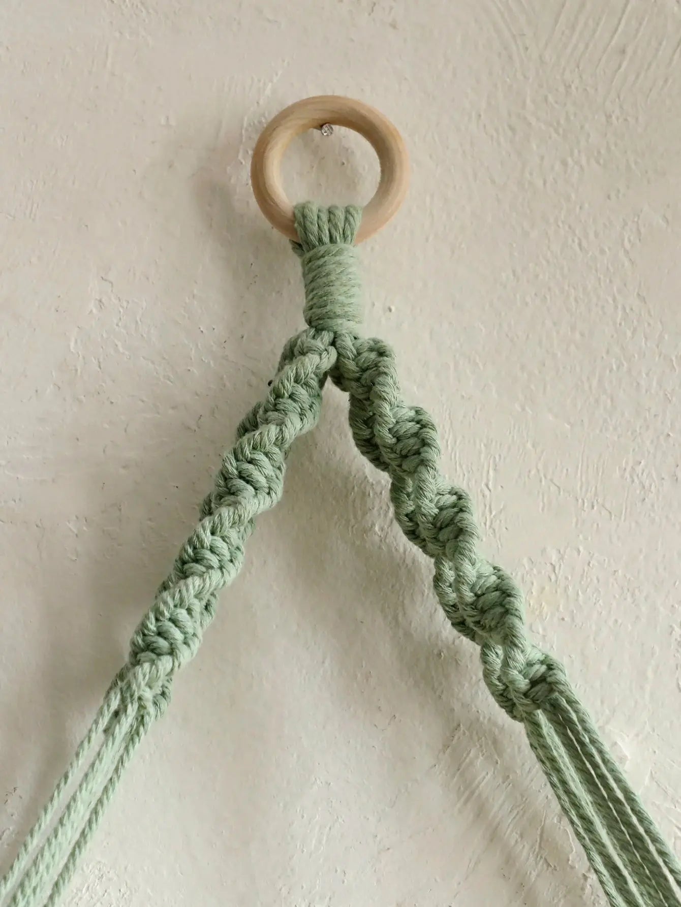 Macrame wall  hanger - Leaf Tassel  Shelf Shop Mart Local