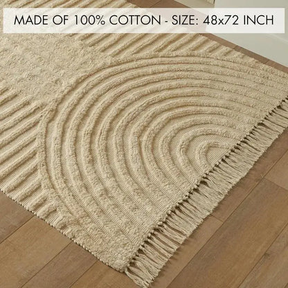 Charming Boho Tassel Rug Shop Mart Local