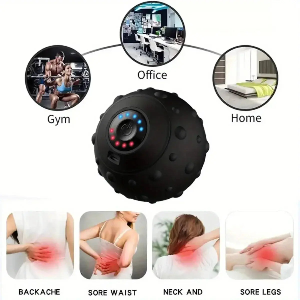 VibraSoothe Electric Massage Ball Shop Mart Local