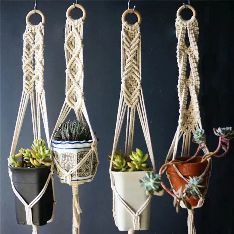 5 PCS Macrame Plant Hanger Set Shop Mart Local
