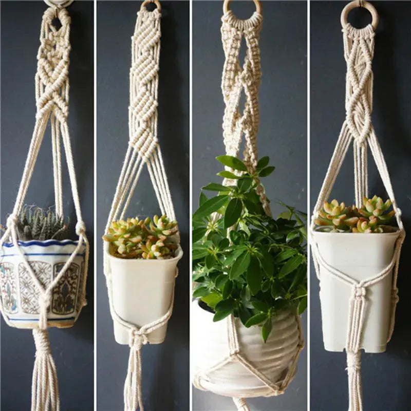 5 PCS Macrame Plant Hanger Set Shop Mart Local