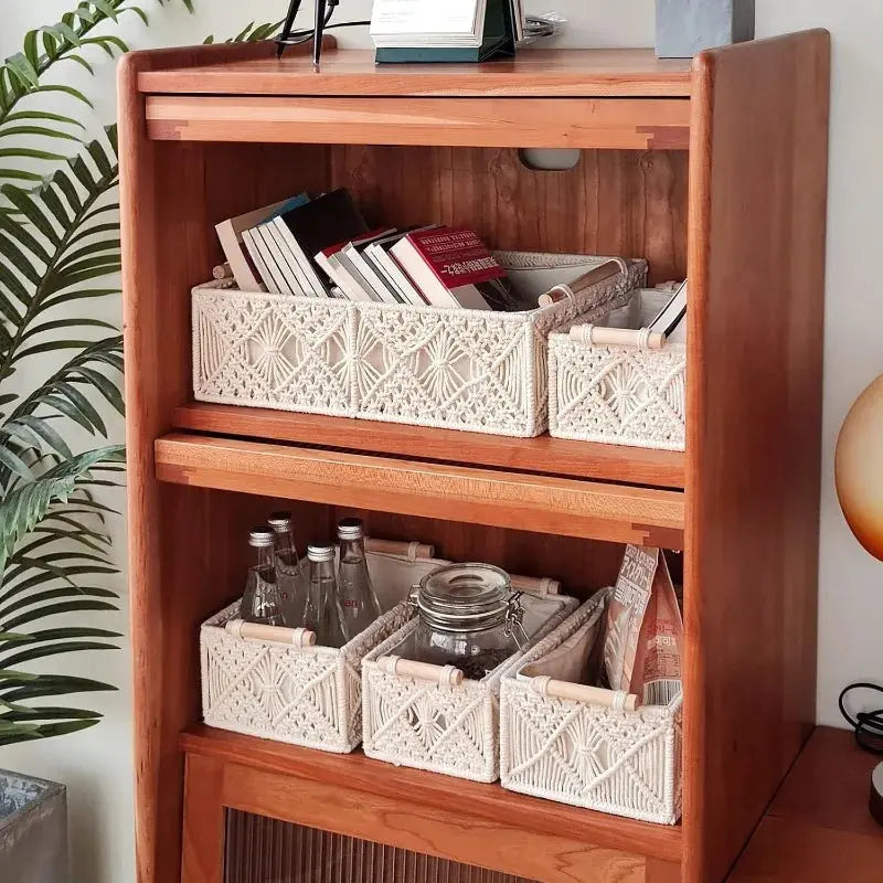 5 PCS Macrame Storage Baskets Shop Mart Local