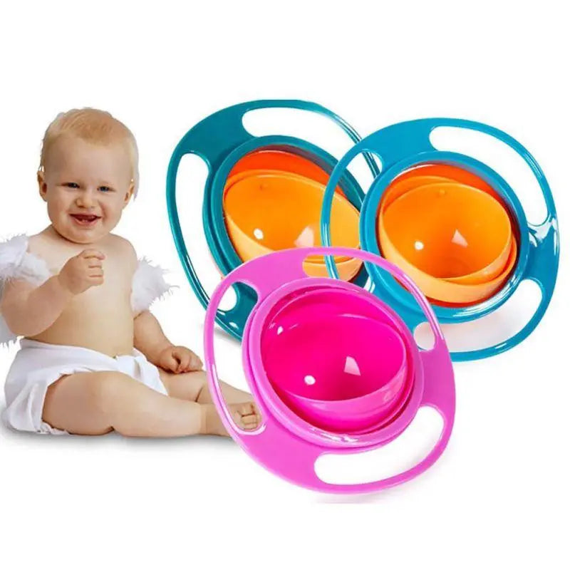 360 Degrees Rotatable Gyro Bowl Baby Essentials-5